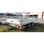 Remorque plateau SARIS PTAC 2700 kg 276 x 170 cm 2 essieux freinés – Image 4