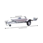 Remorque plateau Saris PL 306 184 3500 2 3500 kg 306 x 184 cm – Image 3