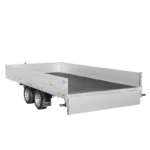 Remorque plateau SARIS PTAC 3500 kg – 406 x 204 cm – 2 essieux freinés – Image 2