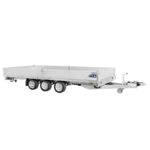 Remorque plateau Saris 506 x 224 cm 3500 kg Heavy Duty 3 essieux – Image 5